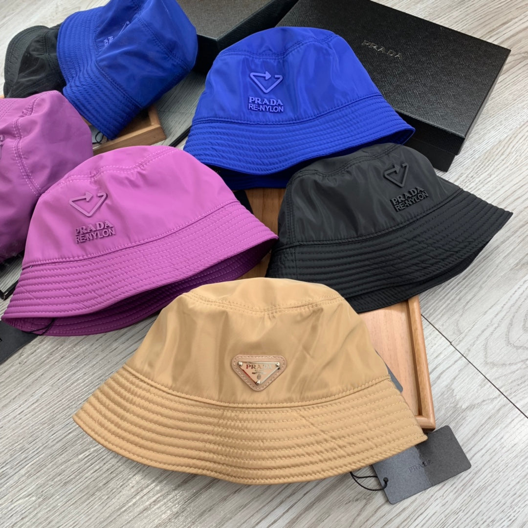 PRADA BUCKET HAT IN AZURE BLUE RE-NYLON 234099