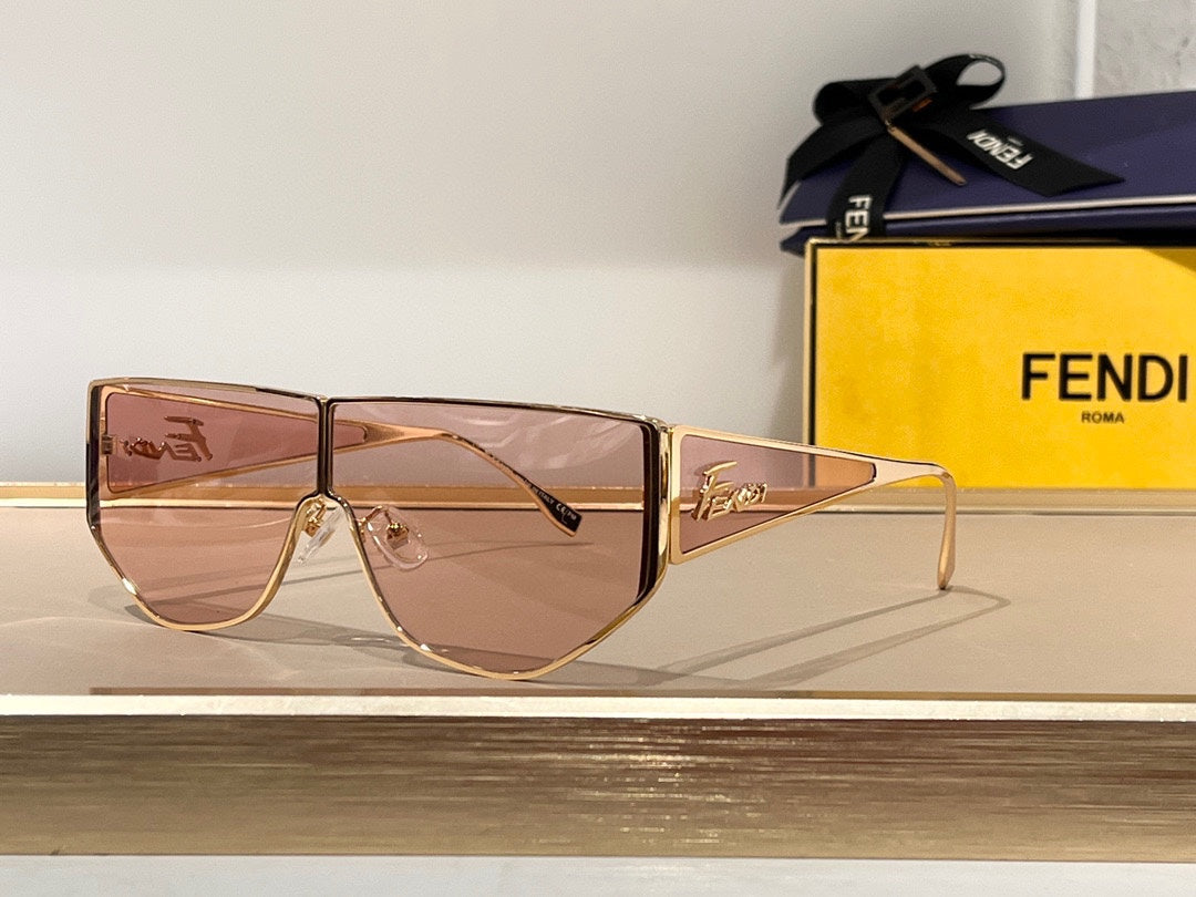 FENDI DISCO SQUARED SUNGLASSES FF M0093 IN METAL