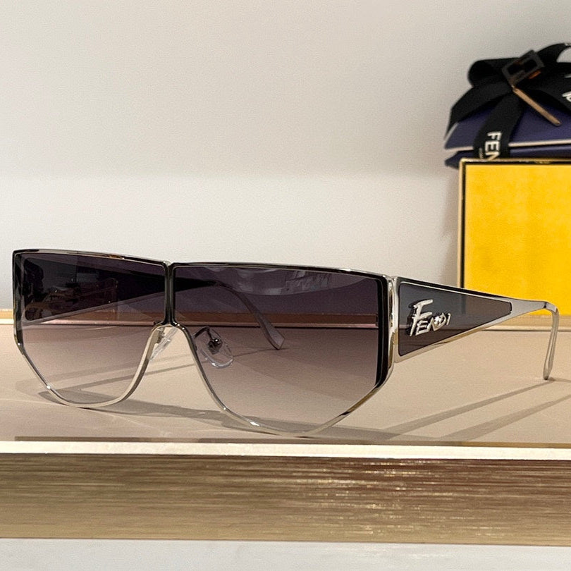 FENDI DISCO SQUARED SUNGLASSES FF M0093 IN METAL