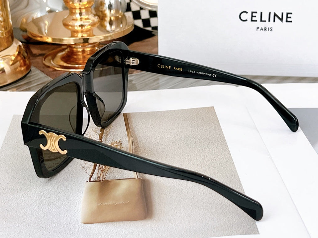 CELINE TRIOMPHE SUNGLASSES CL4S490 IN ACETATE
