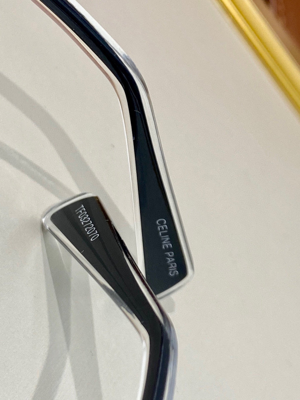 CELINE SUNGLASSES CL40100 IN METAL MINERAL GLASS LENSES