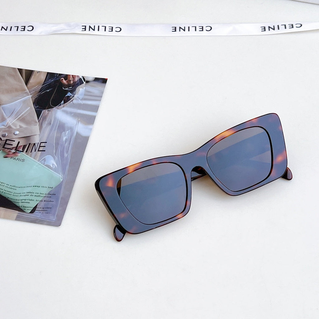 CELINE TRIOMPHE SQUARE SUNGLASSES CL4S492 IN ACETATE