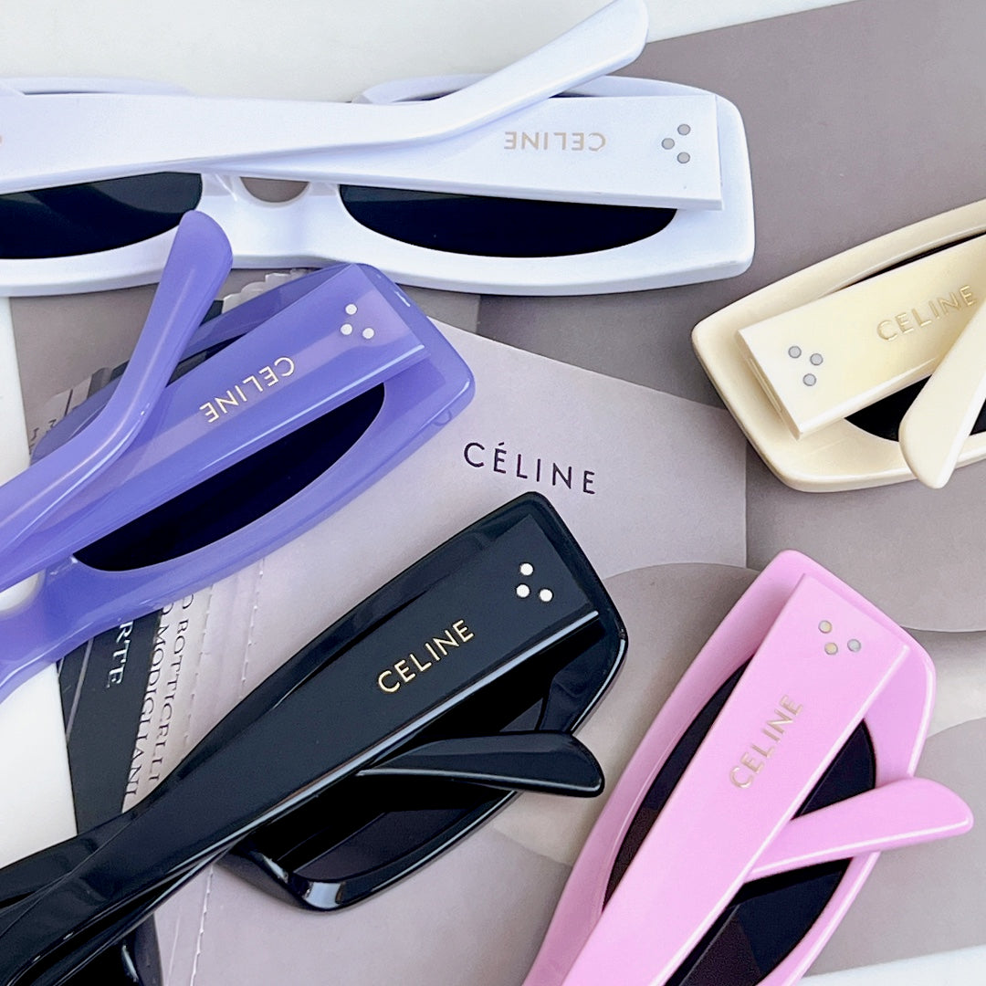 CELINE TRIOMPHE SUNGLASSES 40258 IN ACETATE