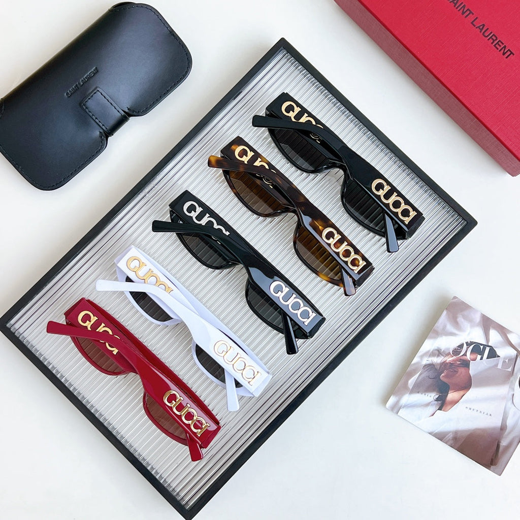 GUCCI RECTANGULAR FRAME SUNGLASSES GG1771 IN ACETATE
