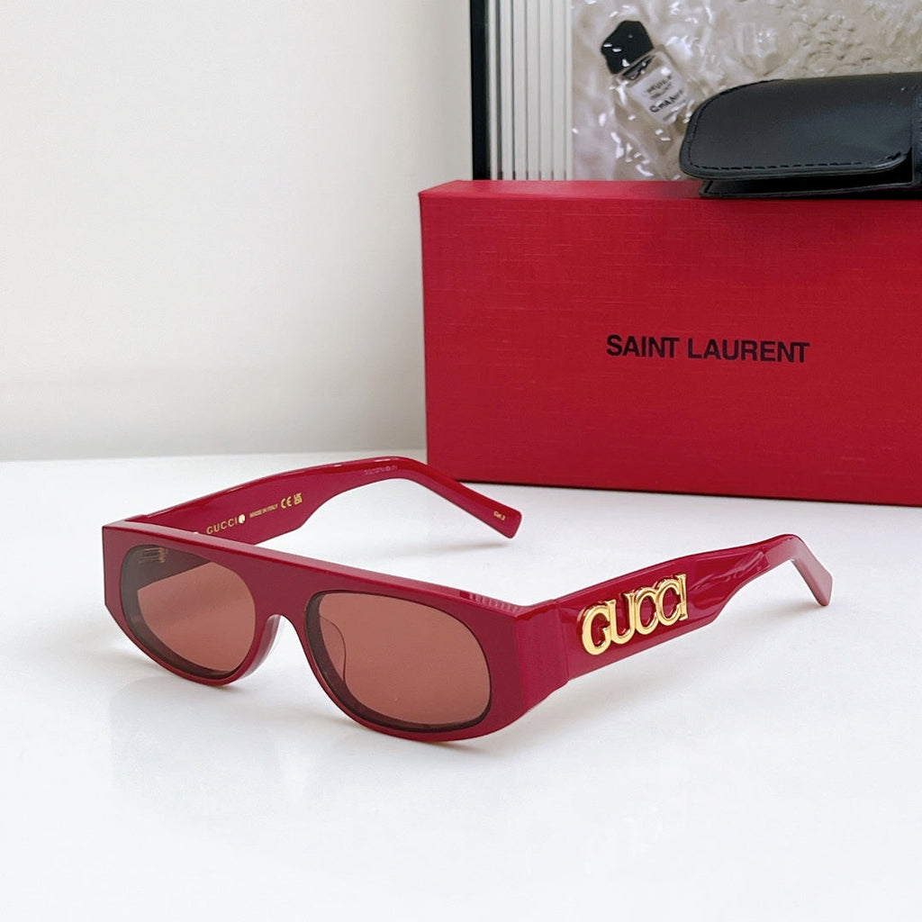 GUCCI RECTANGULAR FRAME SUNGLASSES GG1771 IN ACETATE