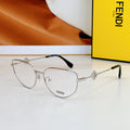 FENDI TRAVEL GEOMETRIC FRAME SUNGLASSES FE40152U IN METAL