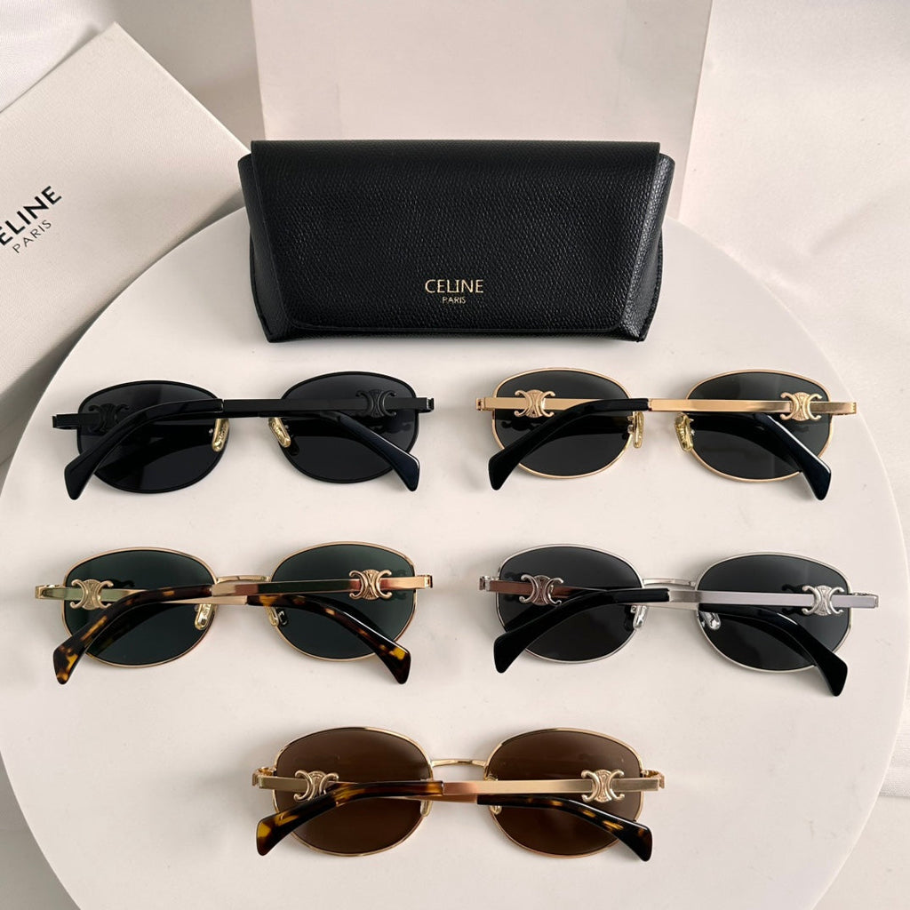 CELINE TRIOMPHE SUNGLASSES CL40069U IN METAL