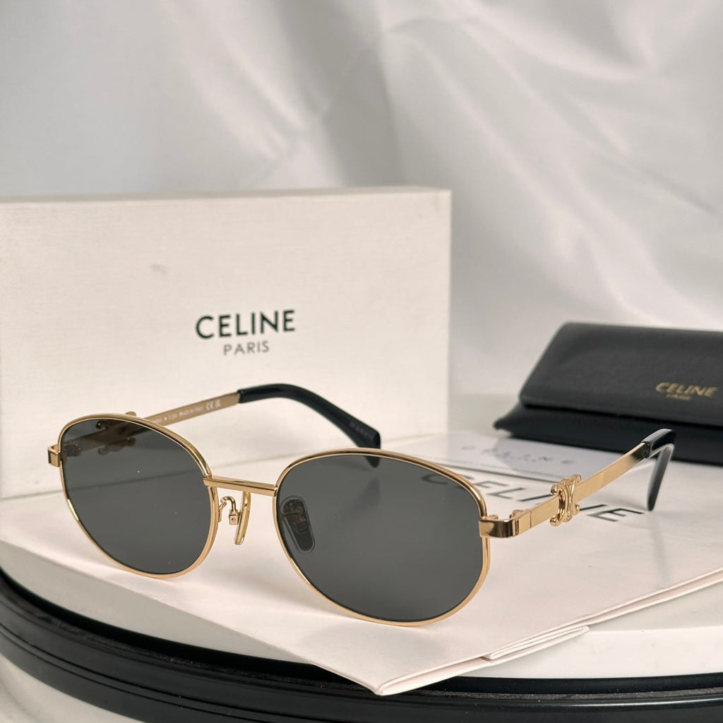 CELINE TRIOMPHE SUNGLASSES CL40069U IN METAL