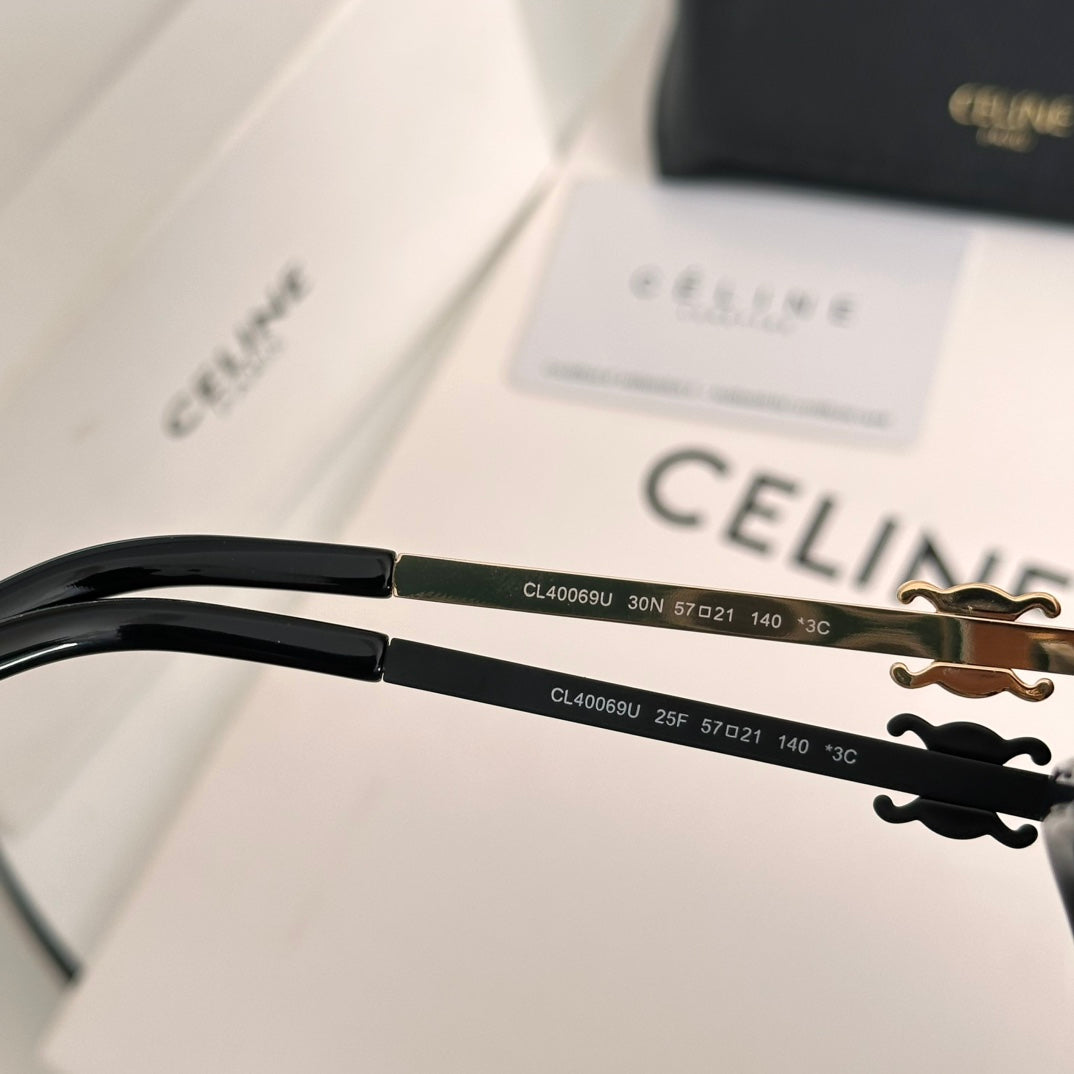 CELINE TRIOMPHE SUNGLASSES CL40069U IN METAL