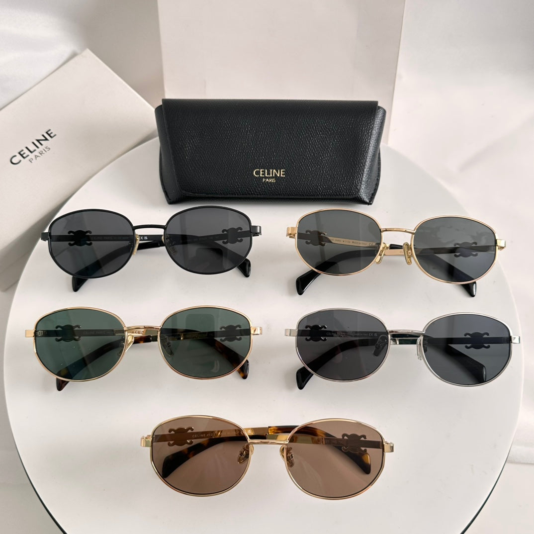 CELINE TRIOMPHE SUNGLASSES CL40069U IN METAL