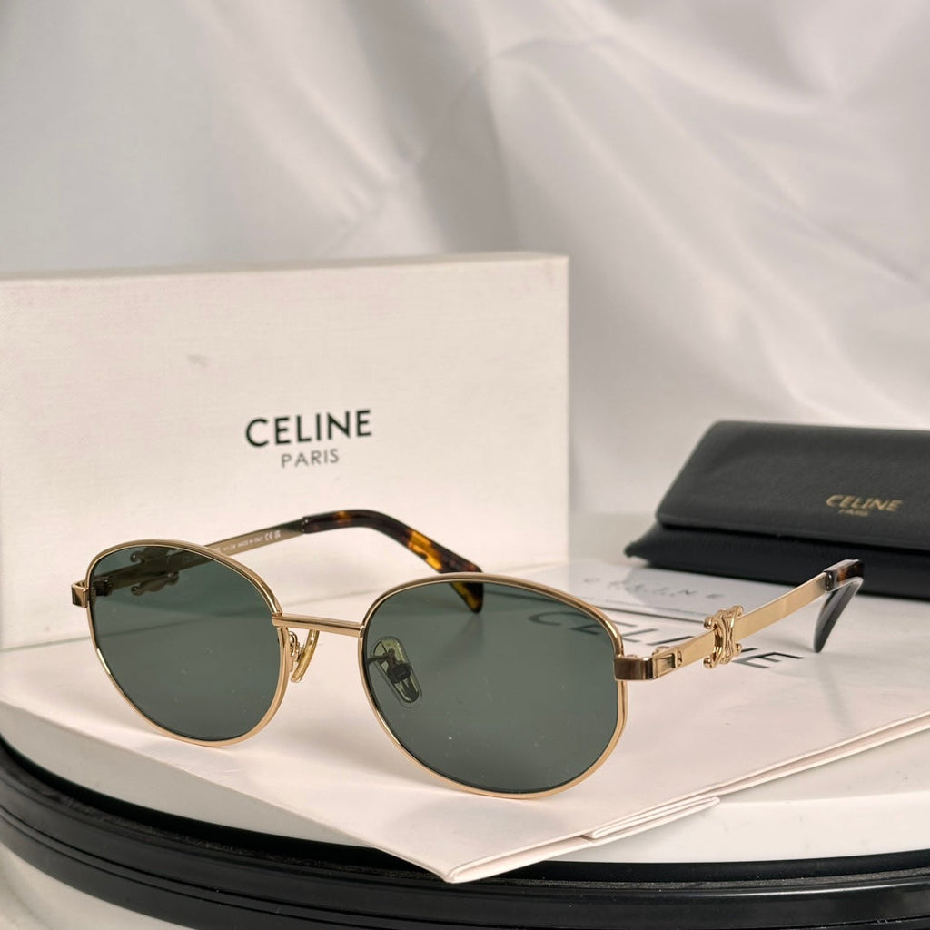 CELINE TRIOMPHE SUNGLASSES CL40069U IN METAL