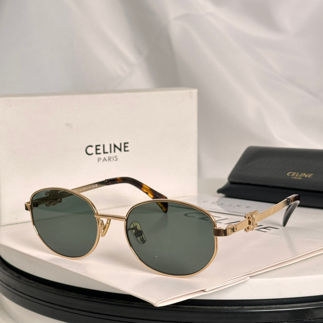 CELINE TRIOMPHE SUNGLASSES CL40069U IN METAL