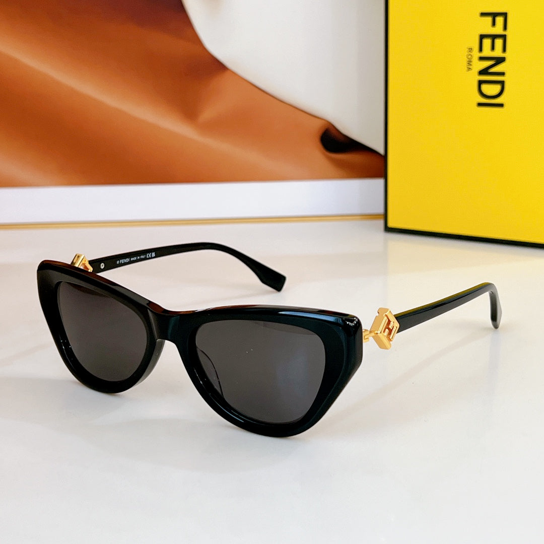 FENDI FF DIAMONDS CAT EYE FRAME SUNGLASSES FE40149F IN ACETATE