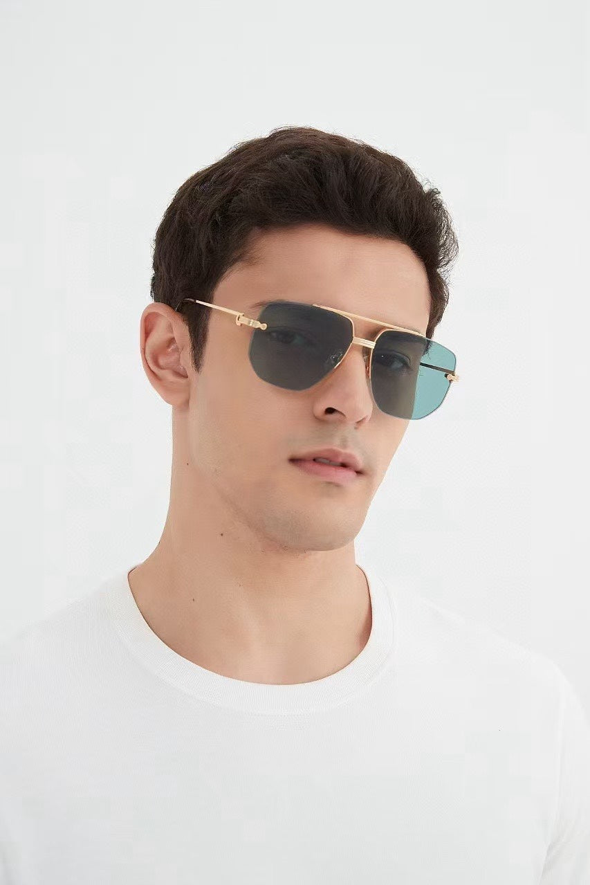 CARTIER PREMIÈRE NAVIGATOR FRAME SUNGLASSES CT6011S IN METAL