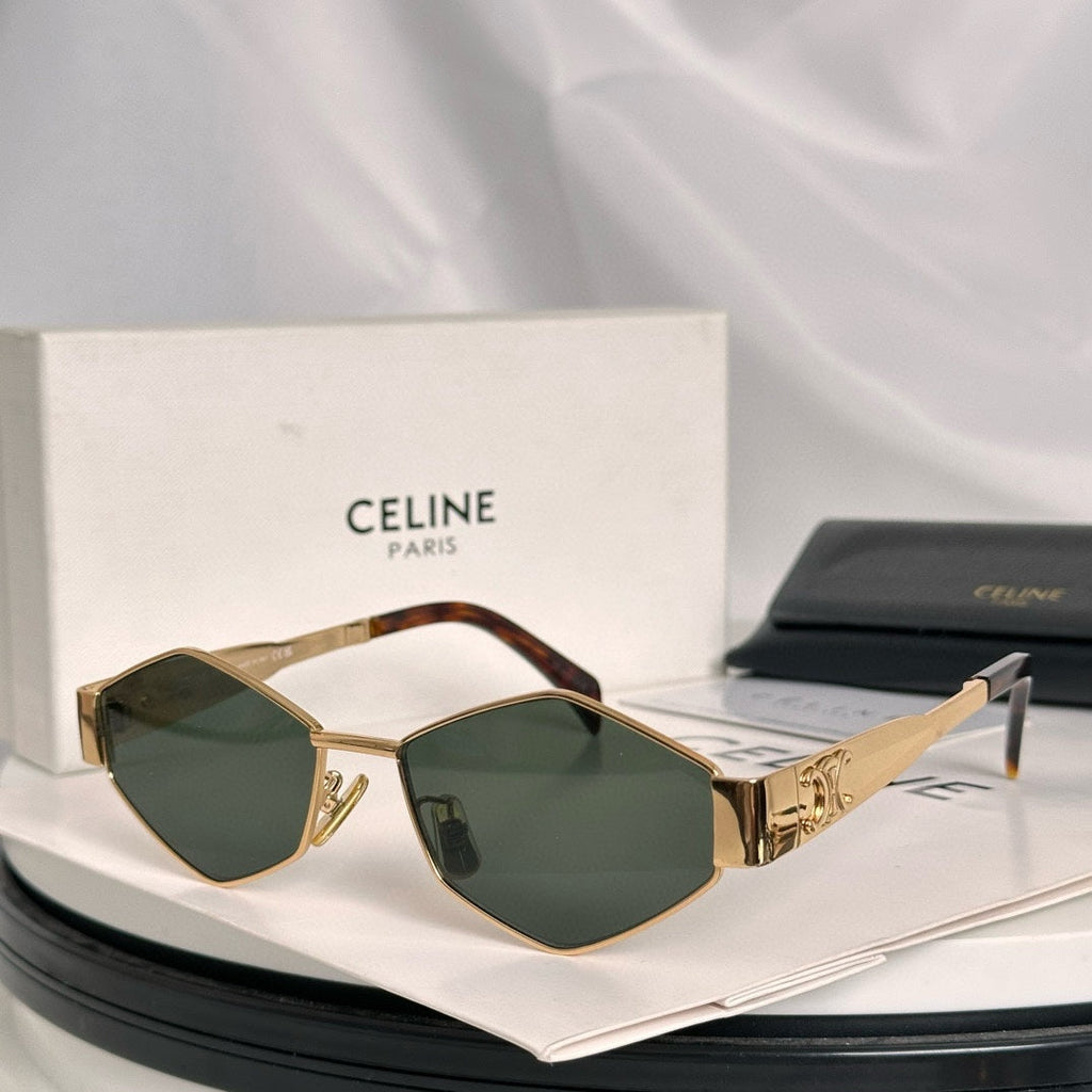 CELINE TRIOMPHE SUNGLASSES CL4S254 IN METAL
