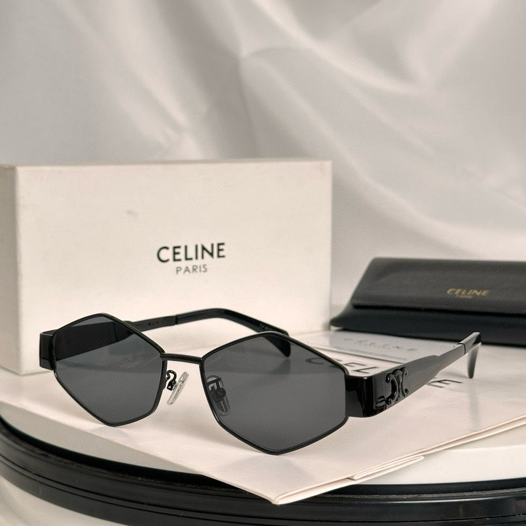 CELINE TRIOMPHE SUNGLASSES CL4S254 IN METAL