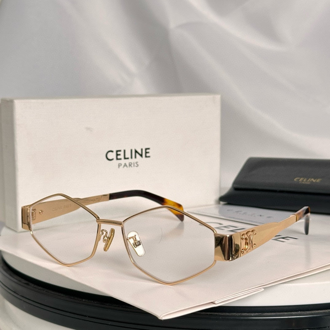 CELINE TRIOMPHE SUNGLASSES CL4S254 IN METAL