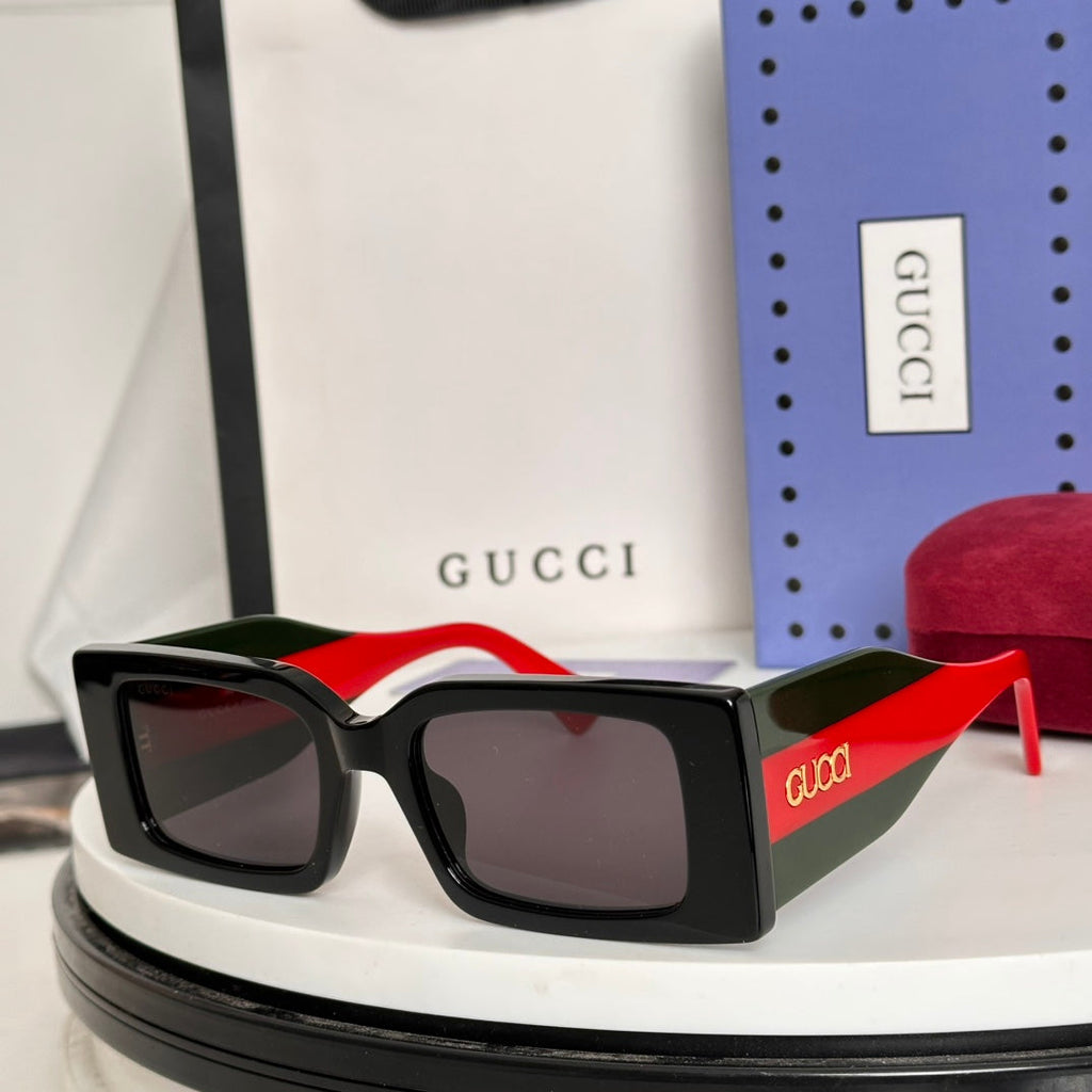 GUCCI CHUNKY GEOMETRIC FRAME SUNGLASSES GG1860S IN ACETATE