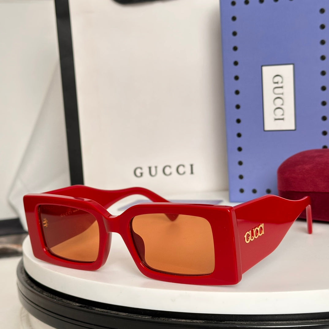 GUCCI CHUNKY GEOMETRIC FRAME SUNGLASSES GG1860S IN ACETATE