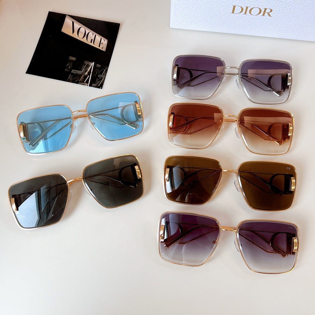 DIOR MONTAIGNE SQUARE SUNGLASSES DSGTA42UCR IN METAL