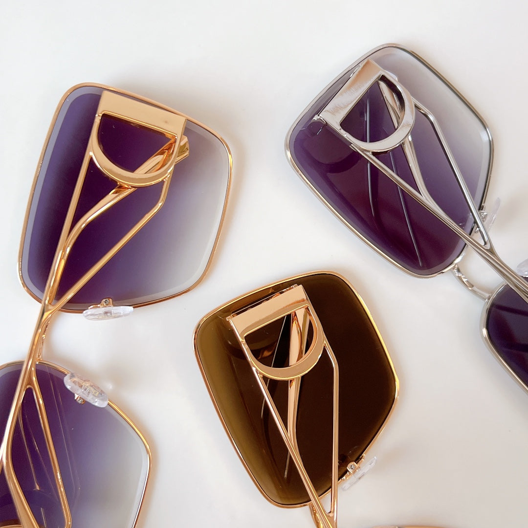 DIOR MONTAIGNE SQUARE SUNGLASSES DSGTA42UCR IN METAL