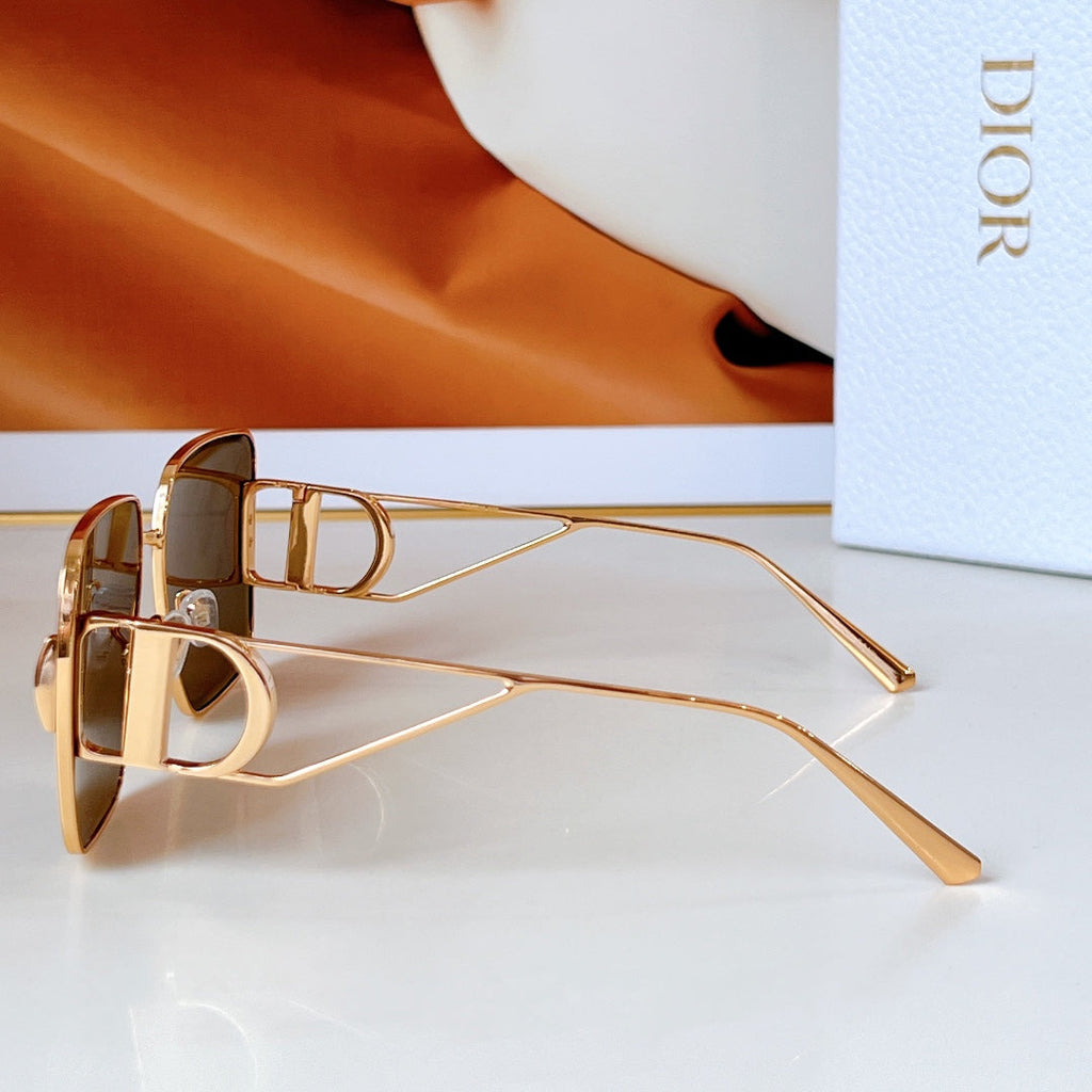 DIOR MONTAIGNE SQUARE SUNGLASSES DSGTA42UCR IN METAL