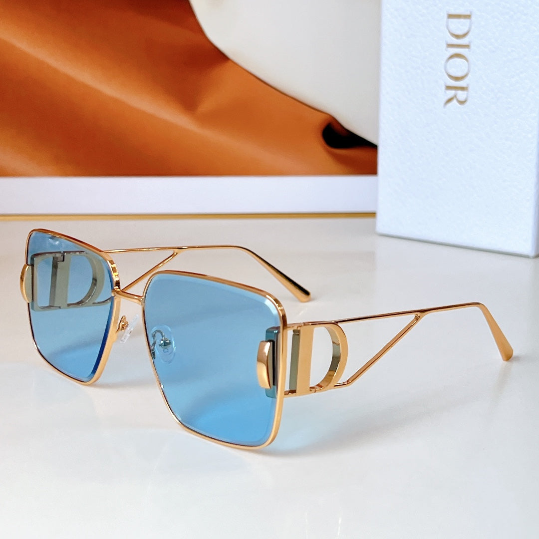 DIOR MONTAIGNE SQUARE SUNGLASSES DSGTA42UCR IN METAL