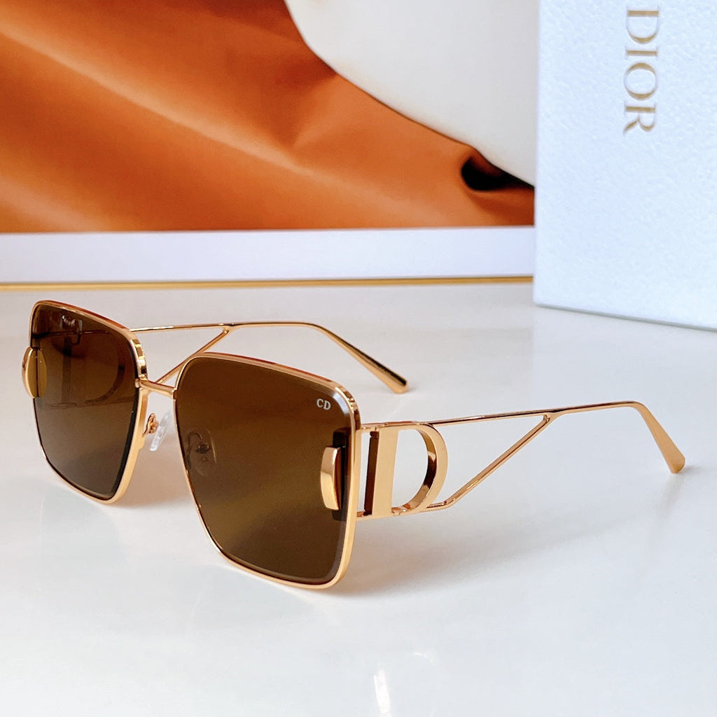 DIOR MONTAIGNE SQUARE SUNGLASSES DSGTA42UCR IN METAL