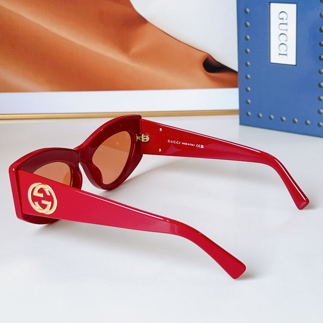 GUCCI OVAL FRAME SUNGLASSES GG1843S IN ACETATE