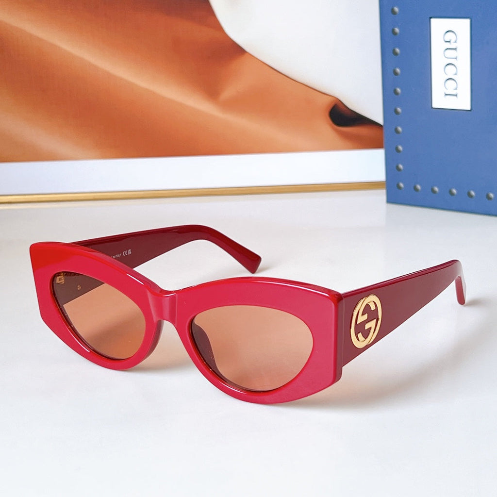 GUCCI OVAL FRAME SUNGLASSES GG1843S IN ACETATE