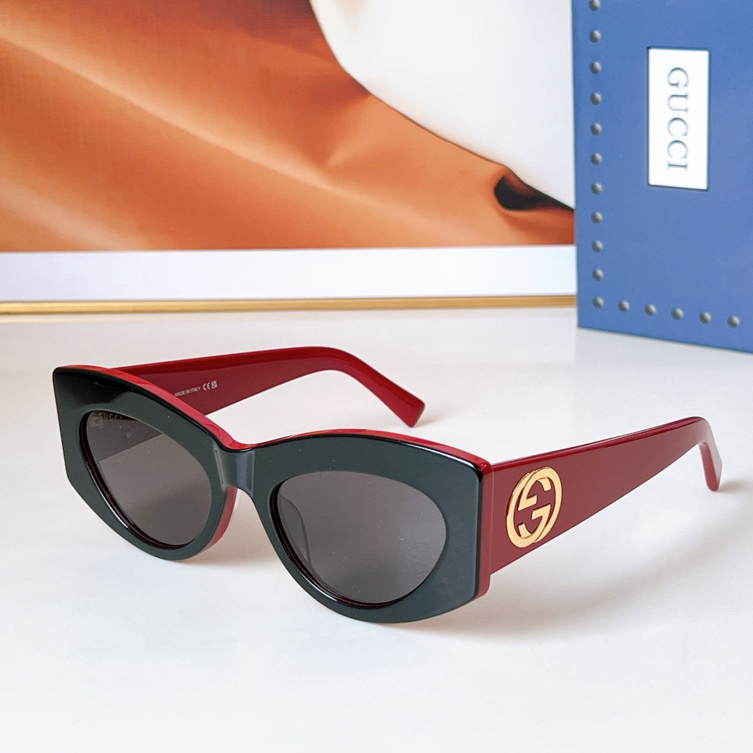 GUCCI OVAL FRAME SUNGLASSES GG1843S IN ACETATE