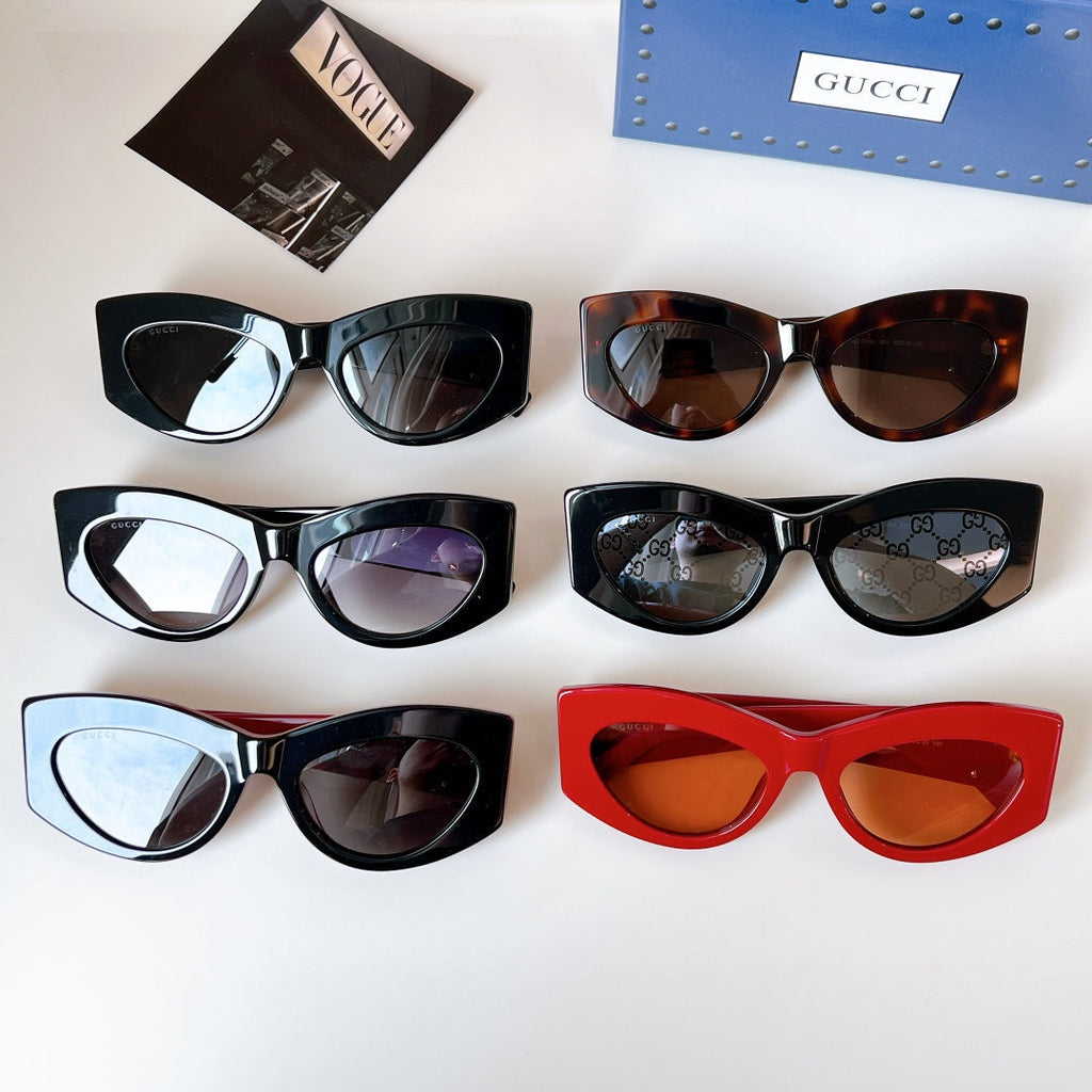 GUCCI OVAL FRAME SUNGLASSES GG1843S IN ACETATE