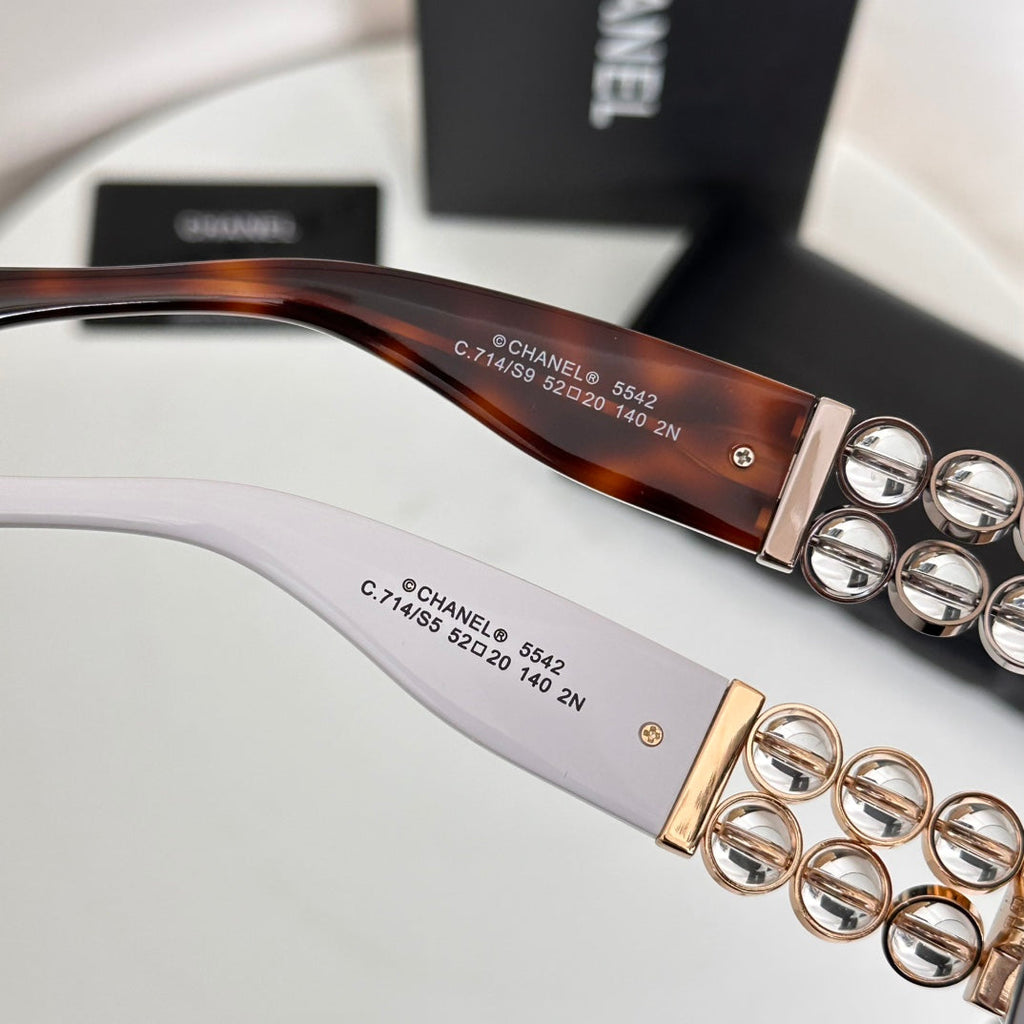 CHANEL SQUARE SUNGLASSES 5542 IN ACETATE