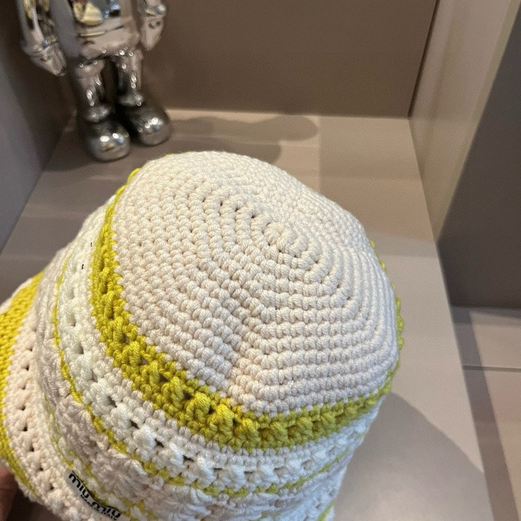 MIU MIU MIU KNITTED FISHERMAN HAT MODEM 179581