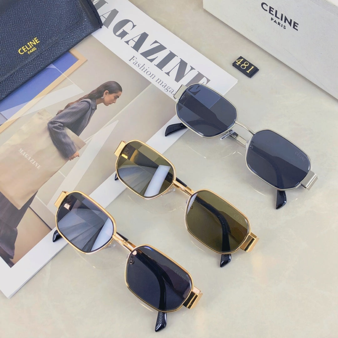 CELINE TRIOMPHE SUNGLASSES 501780 IN METAL