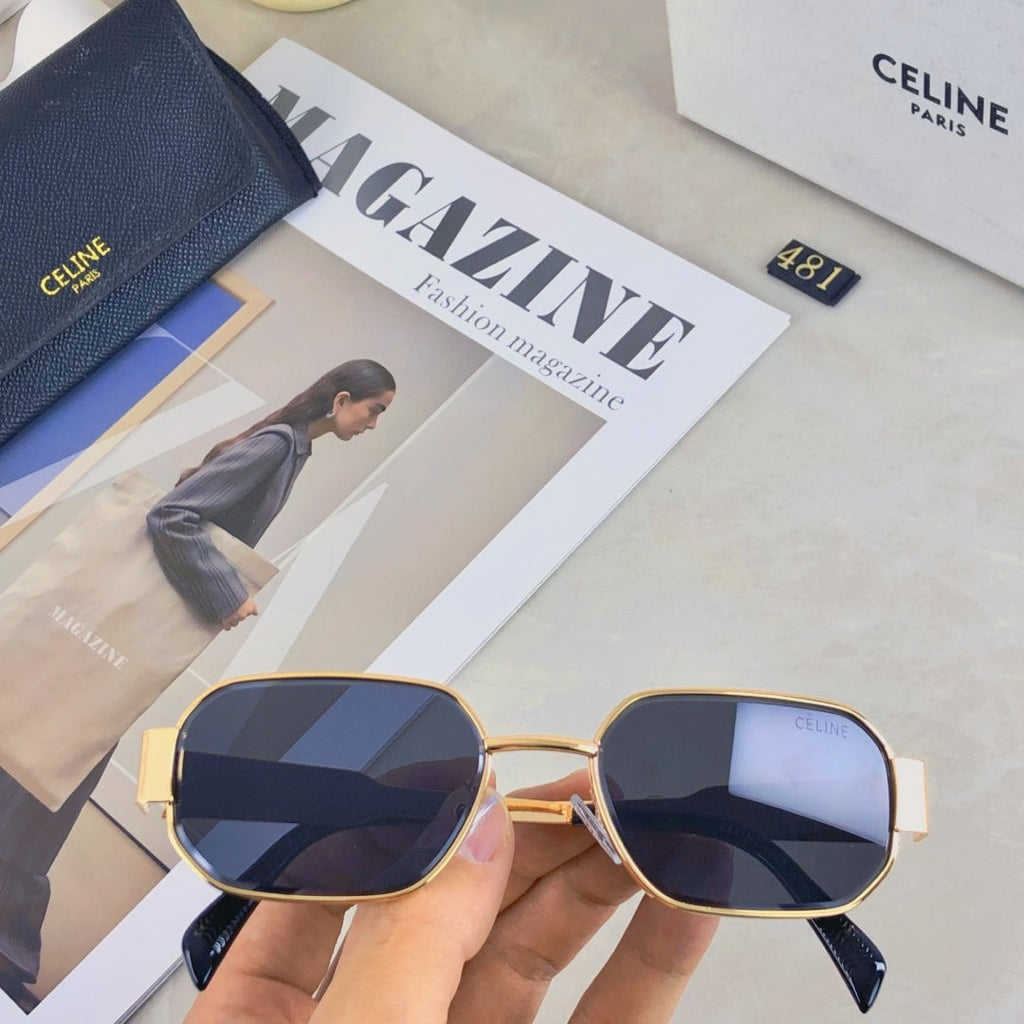 CELINE TRIOMPHE SUNGLASSES 501780 IN METAL