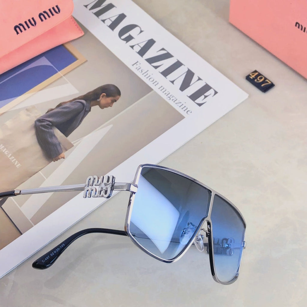 MIU MIU RUNWAY SUNGLASSES 501786 IN METAL