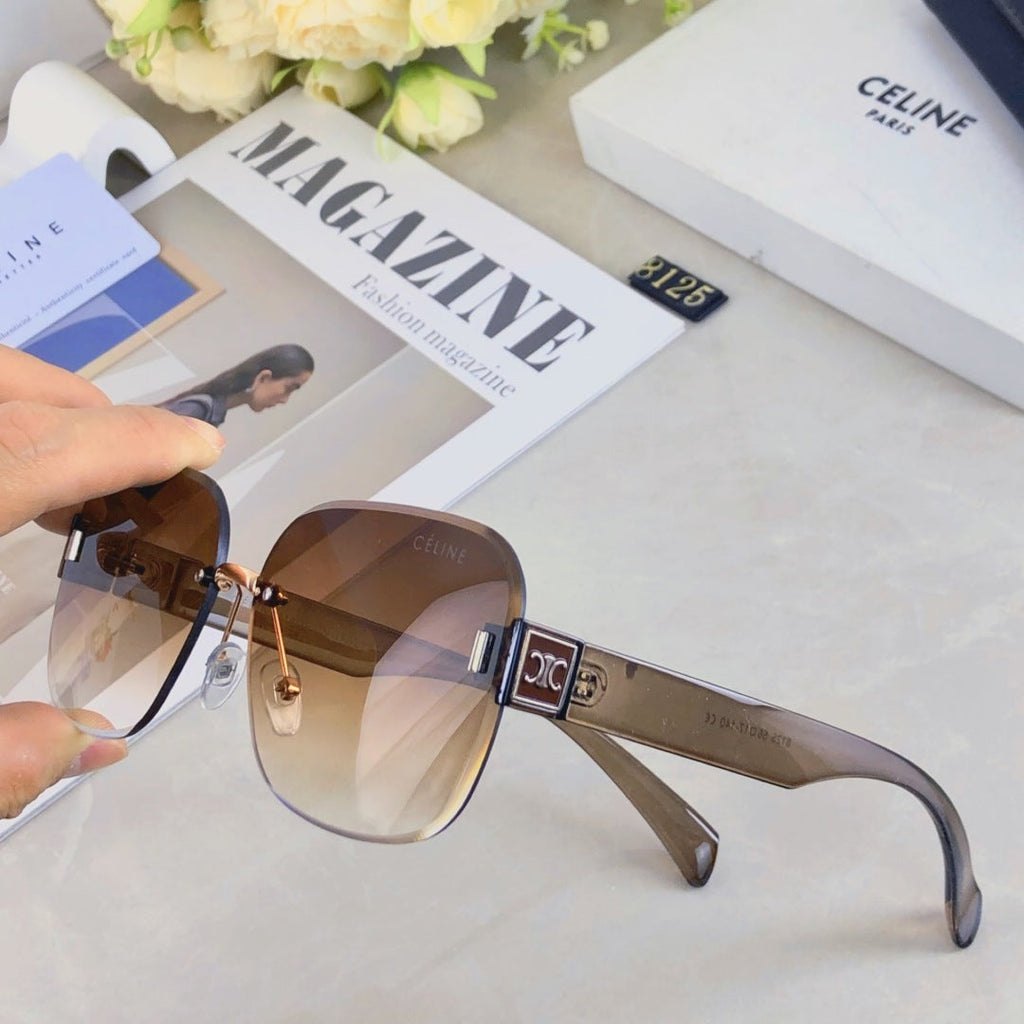 CELINE TRIOMPHE SQUARE SUNGLASSES 510938 IN ACETATE
