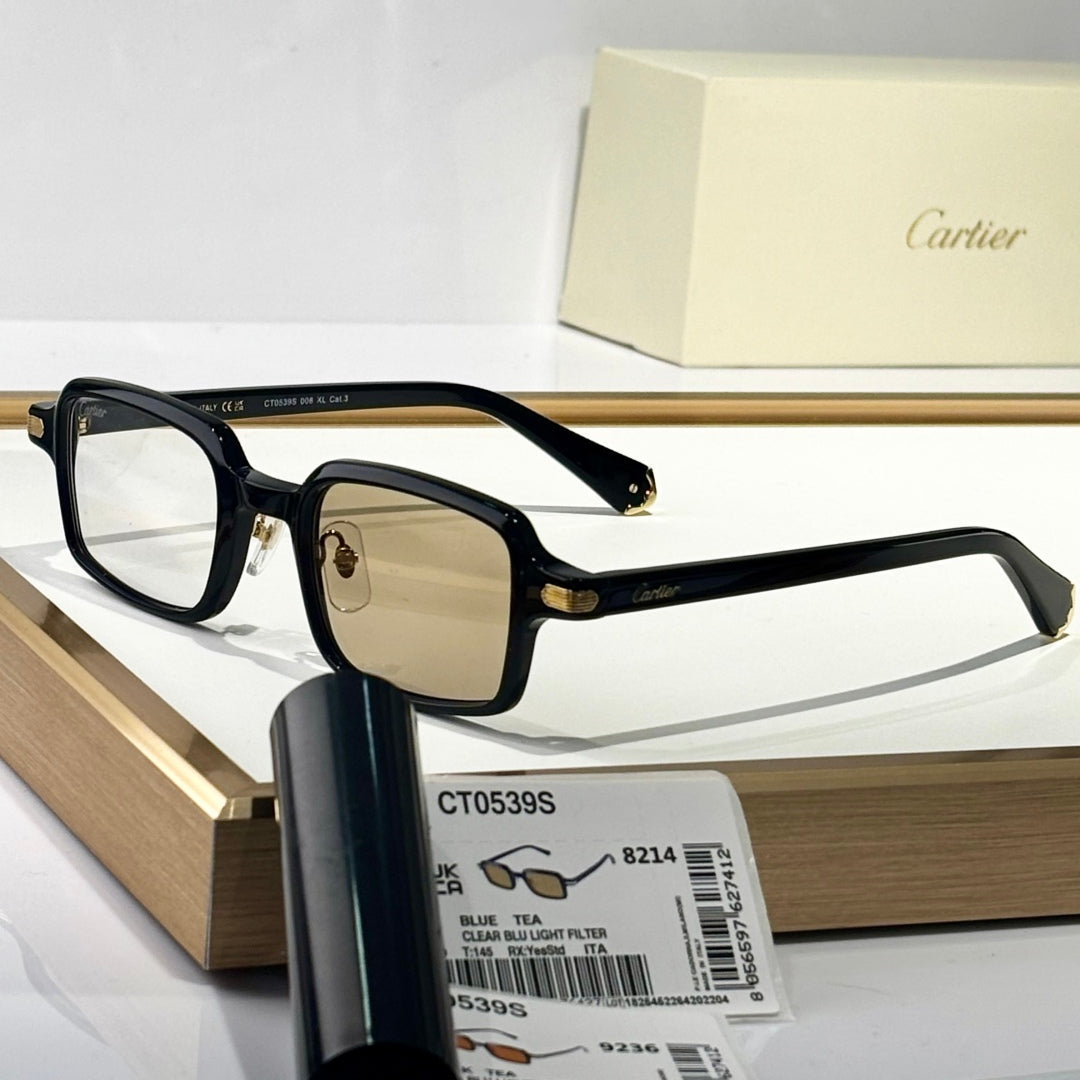 CARTIER PREMIÈRE SQUARE FRAME SUNGLASSES CT0539S IN ACETATE