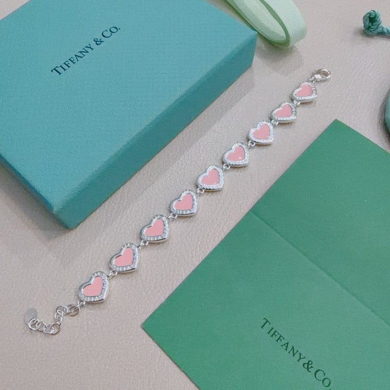 18K Return to Tiffany Green Heart Tag Bracelet