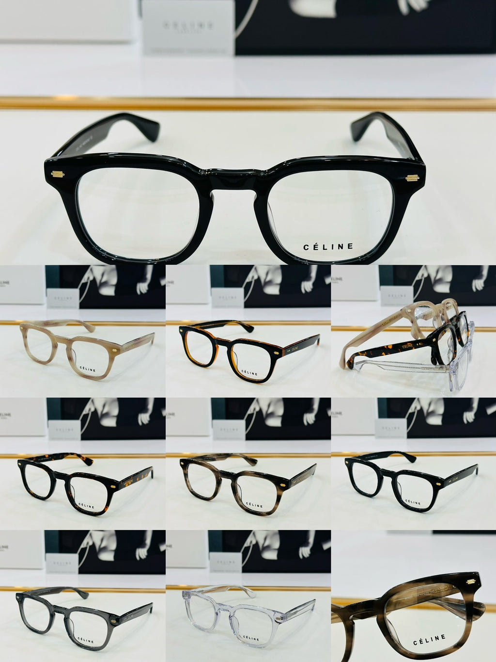 CELINE TRIOMPHE SUNGLASSES CL1033 IN ACETATE