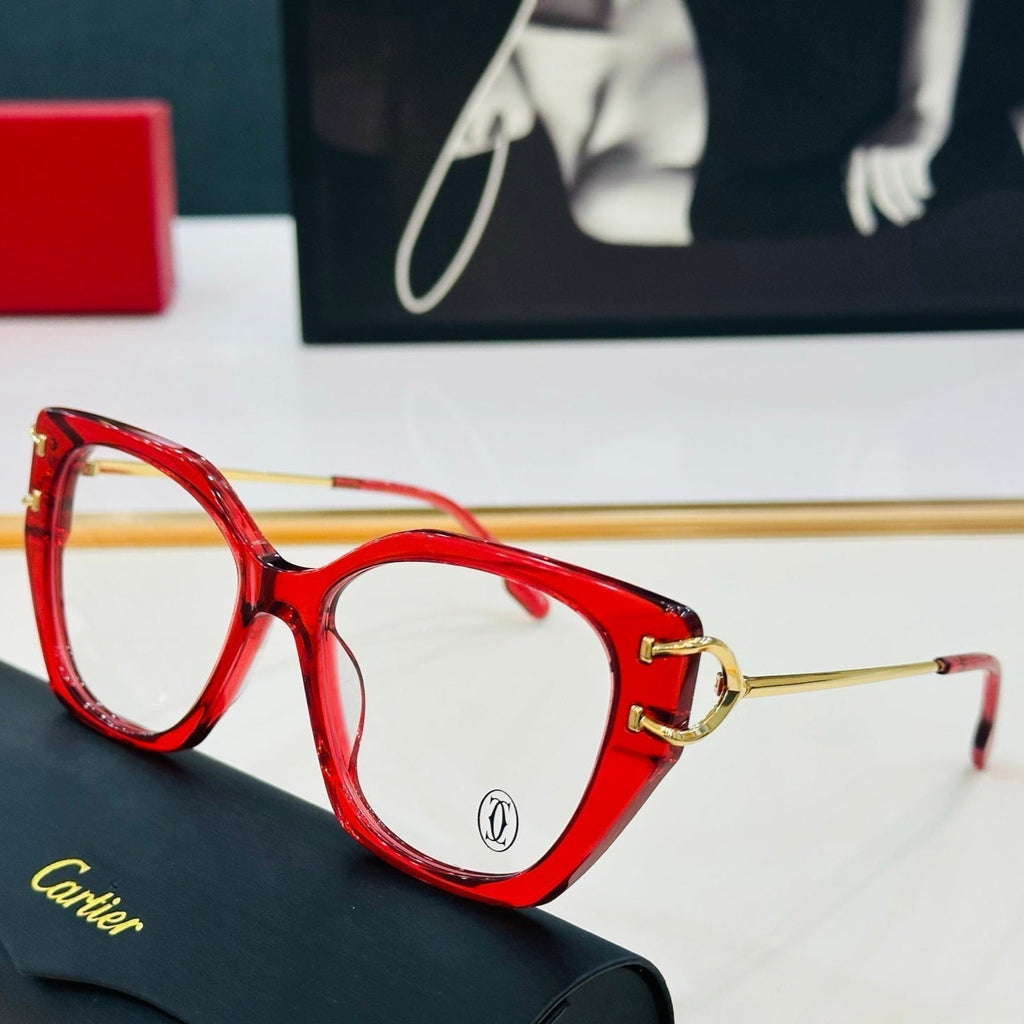 CARTIER BUTTERFLY FRAME SUNGLASSES 522660 IN ACETATE