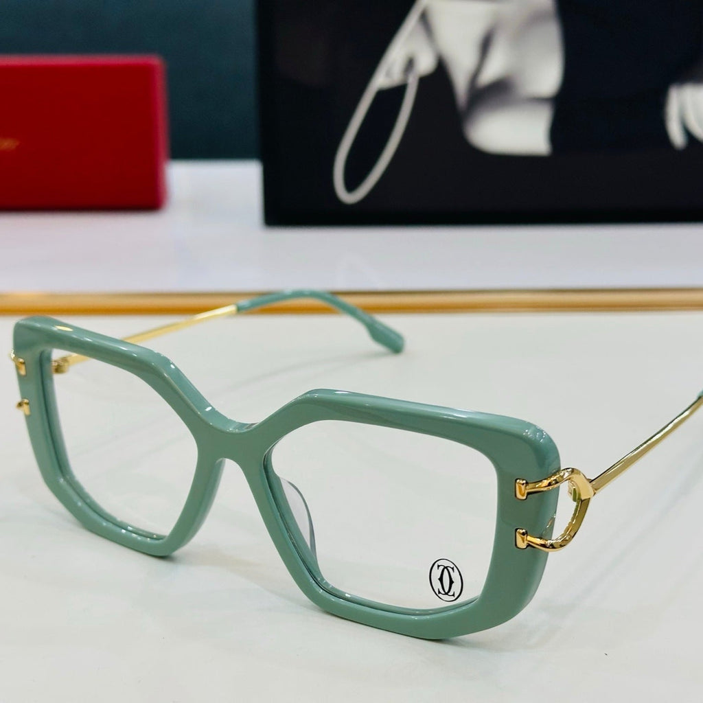 CARTIER SQUARE FRAME SUNGLASSES CT0531S IN ACETATE AND METAL