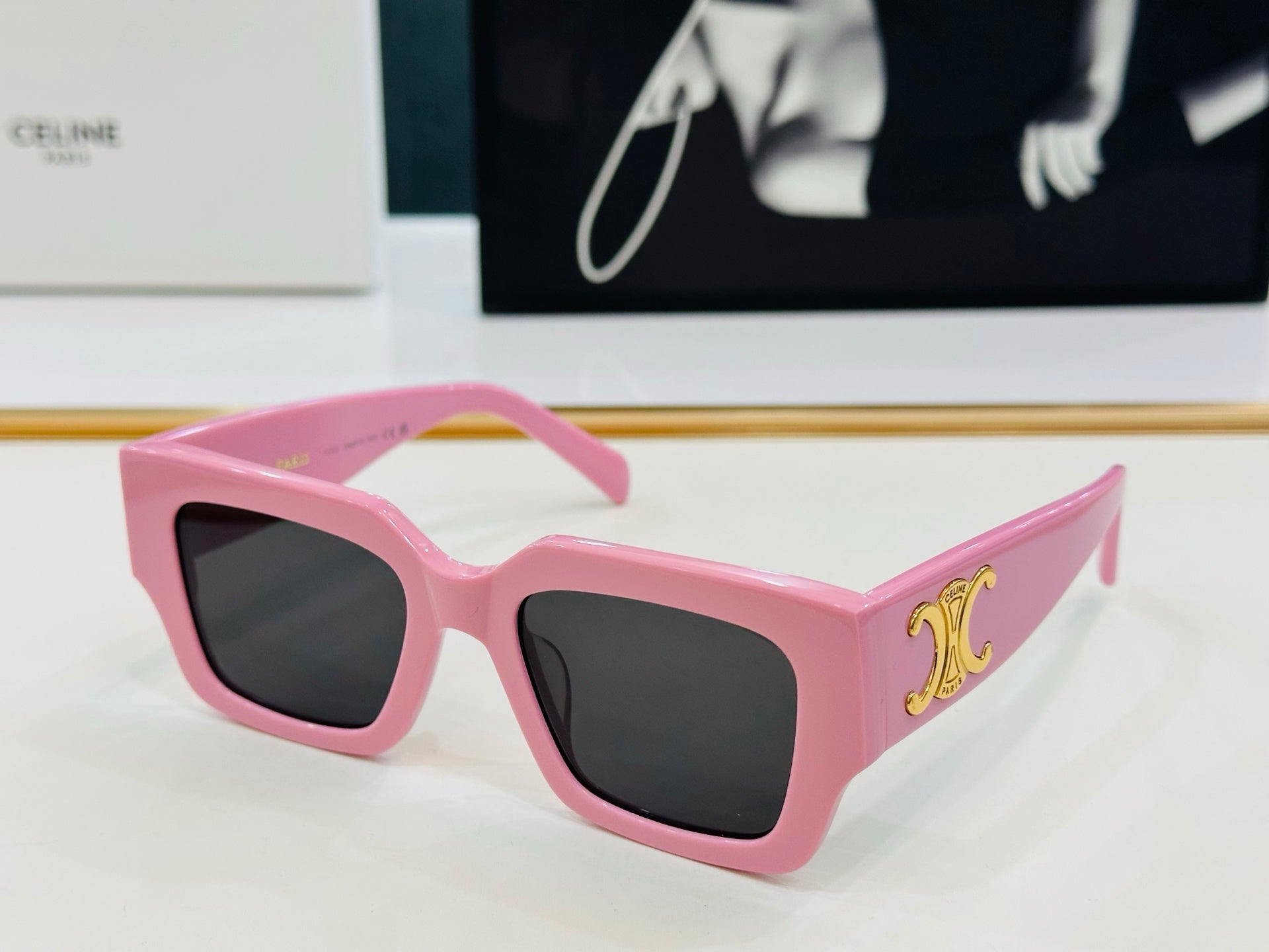 CELINE TRIOMPHE SUNGLASSES CL40499 IN ACETATE
