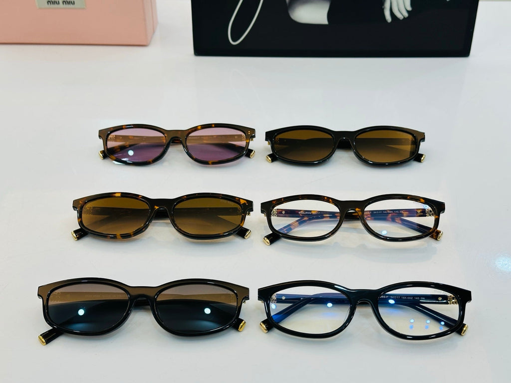 MIU MIU SUNGLASSES IN RECTANGULAR ACETATE 646116