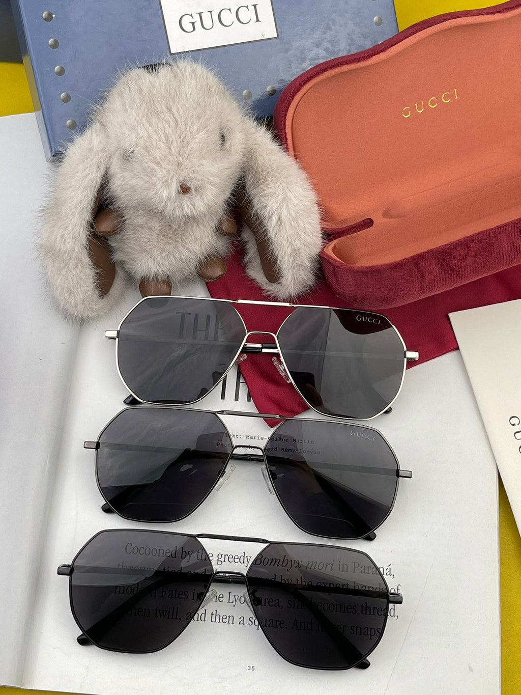 GUCCI NAVIGATOR FRAME SUNGLASSES G2869 IN METAL