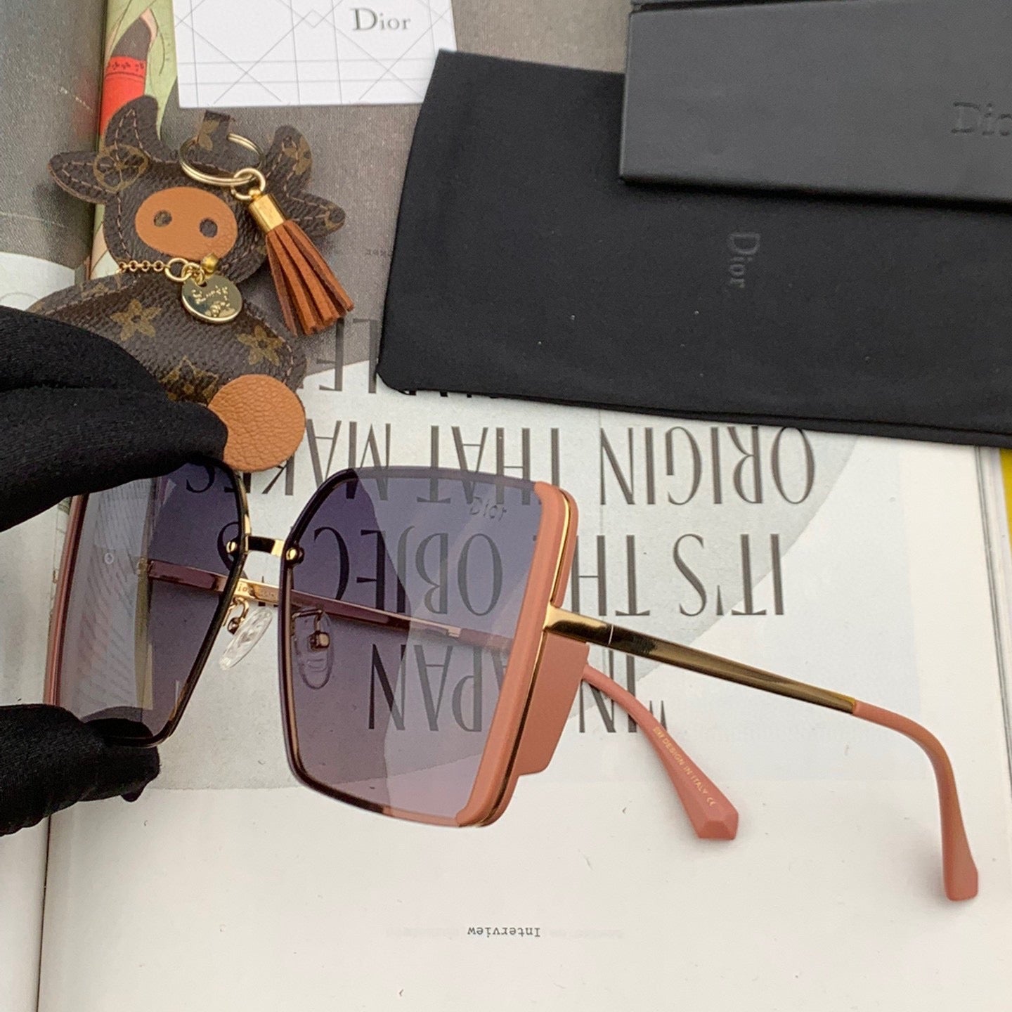 DIOR MONTAIGNE SUNGLASSES 578161 IN METAL