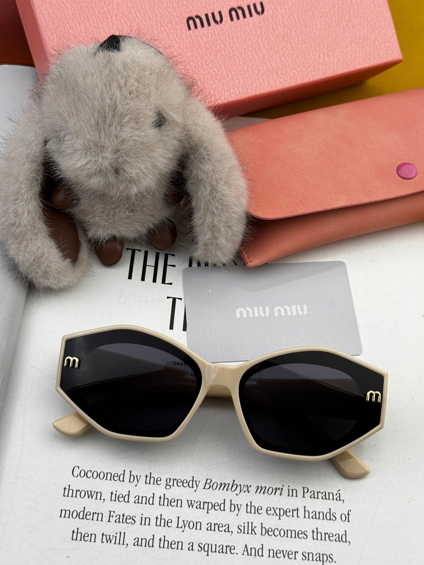 MIU MIU LOGO SUNGLASSES M7232 IN ACETATE
