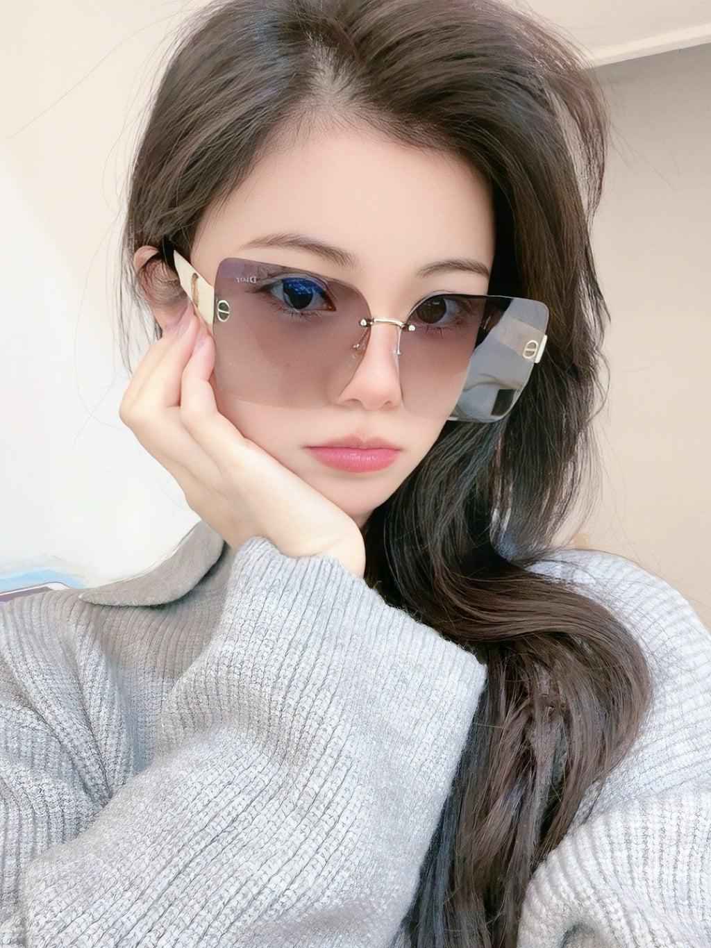 DIOR SIGNATURE SUNGLASSES D3550 IN ACETATE
