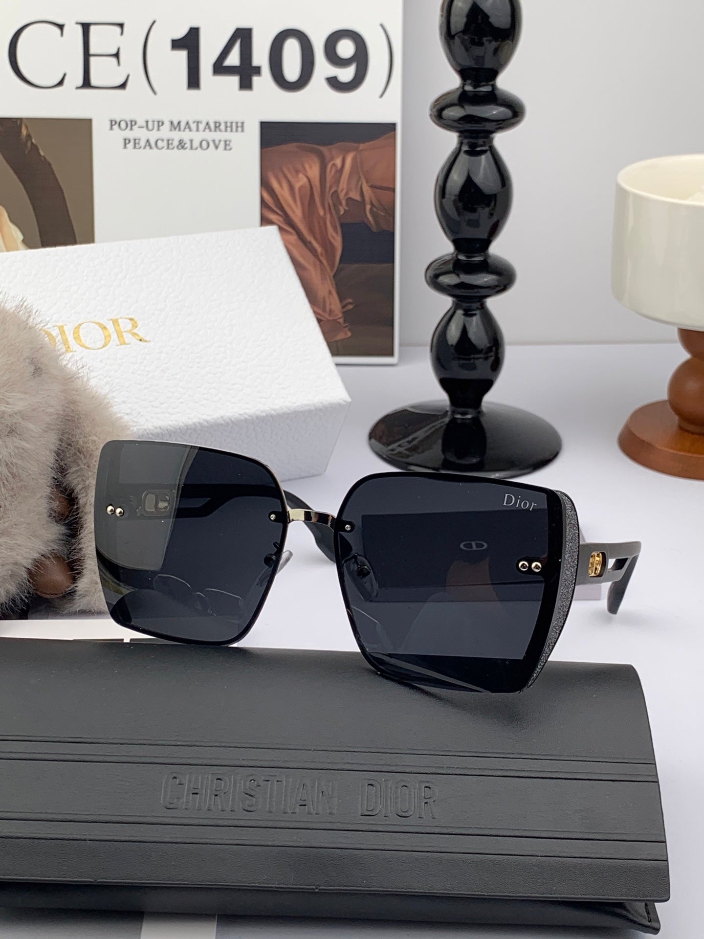 DIOR MONTAIGNE SUNGLASSES D7230 IN ACETATE
